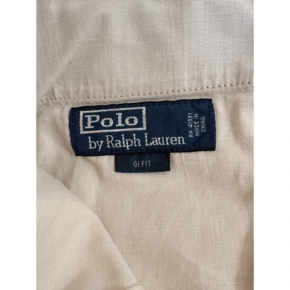 Polo Ralph Lauren GI Fit Chinos Mens 38x30 Brown Cotton Twill Straight Leg Pants